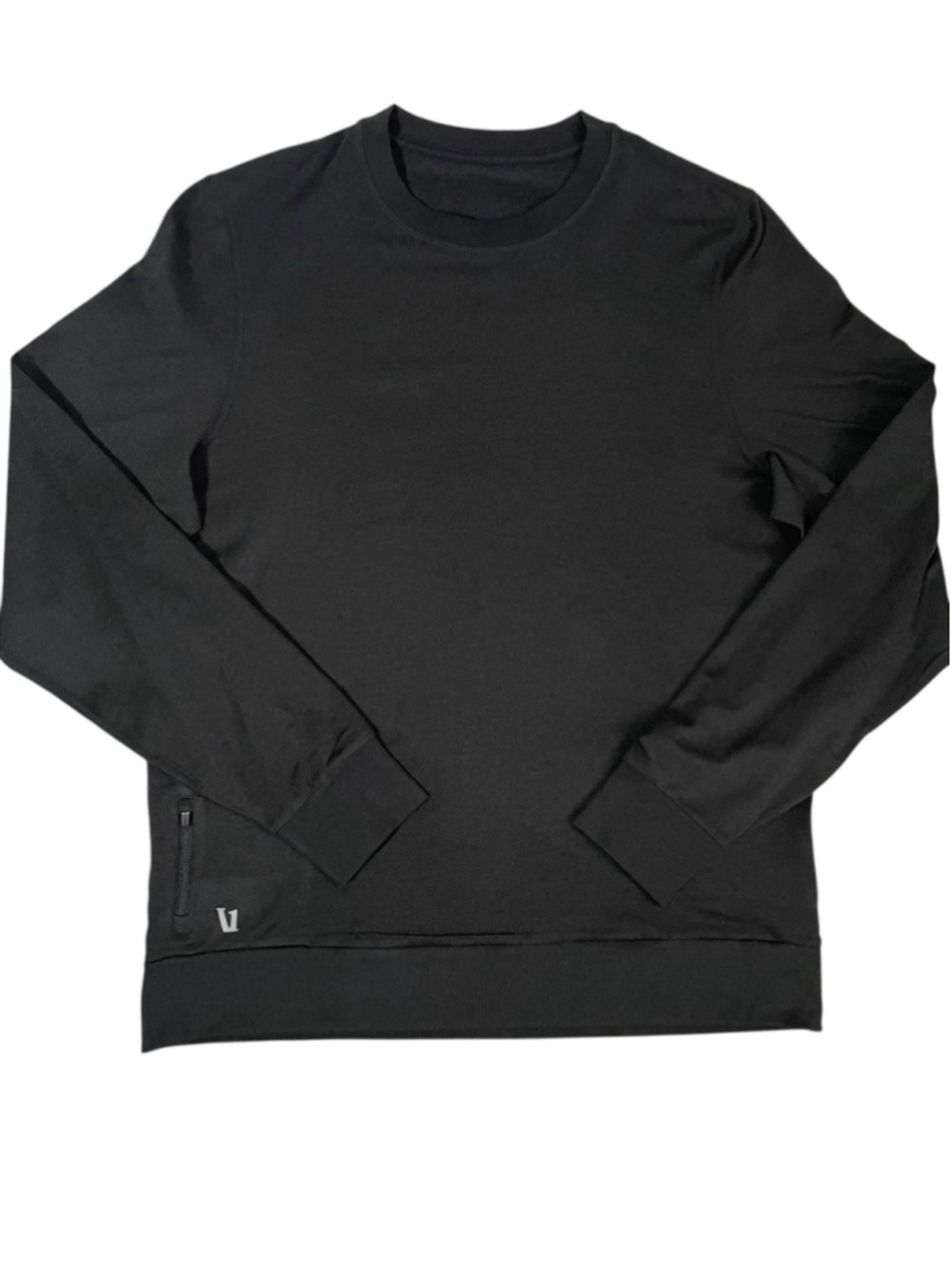 Vuori Ponto Performance Crew Sweatshirt Men’s Large Charcoal Pullover - Picture 4 of 11